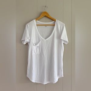 Z Supply V Neck Pocket Tee (L)